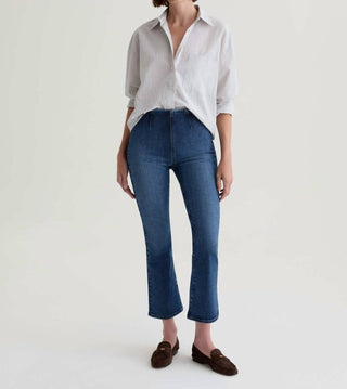 Ag Jeans - Farrah Pull On Boot Crop Jeans