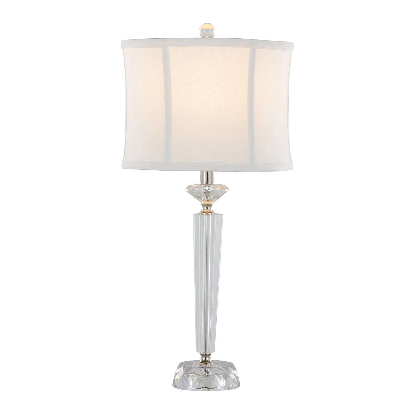 Diamond Torch 25.75' Contemporary Crystal Table Lamp Set of 2