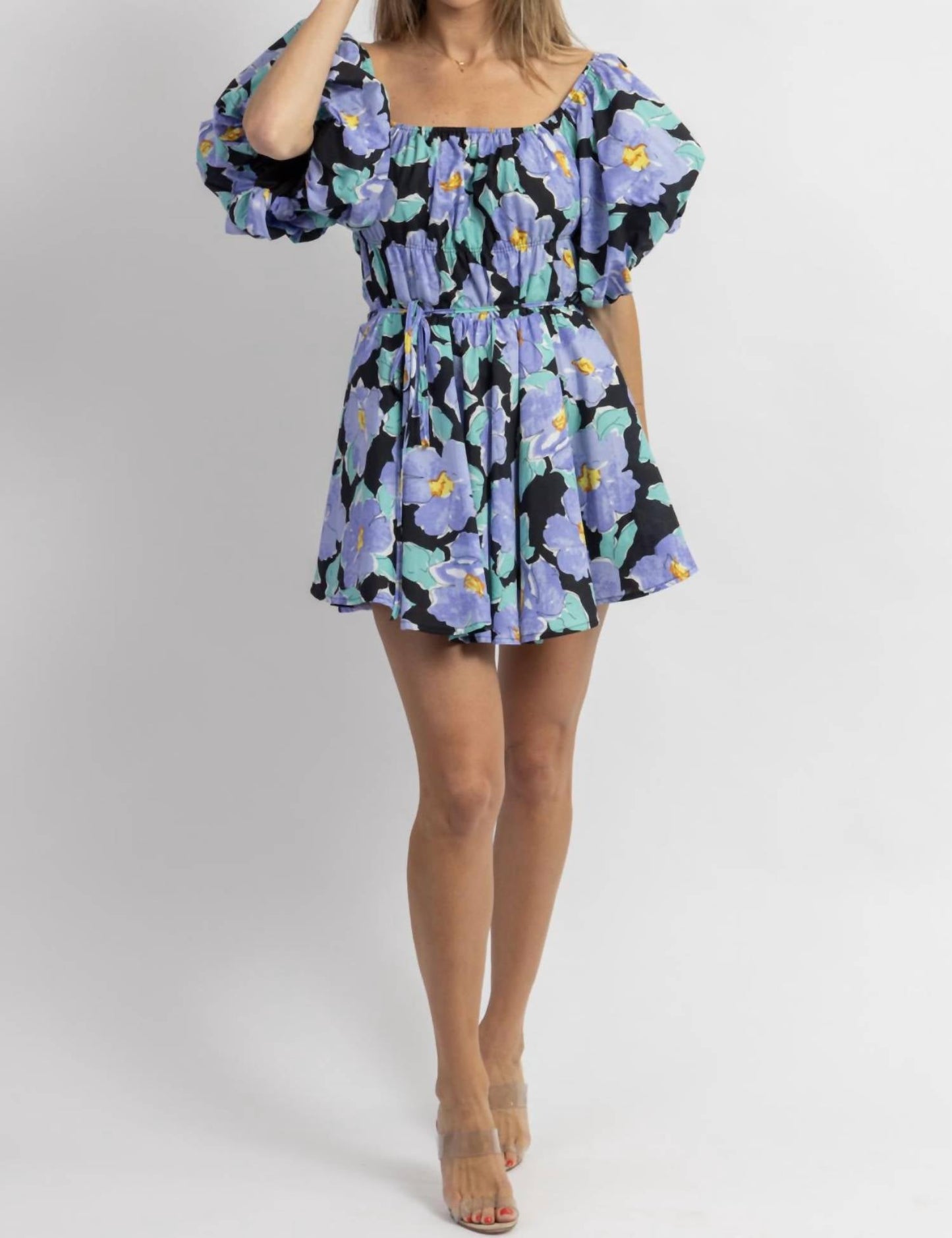&Merci - LOVER PUFF SLEEVE MINI DRESS