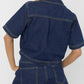 Tcec - Short Sleeve Jean Skort Set