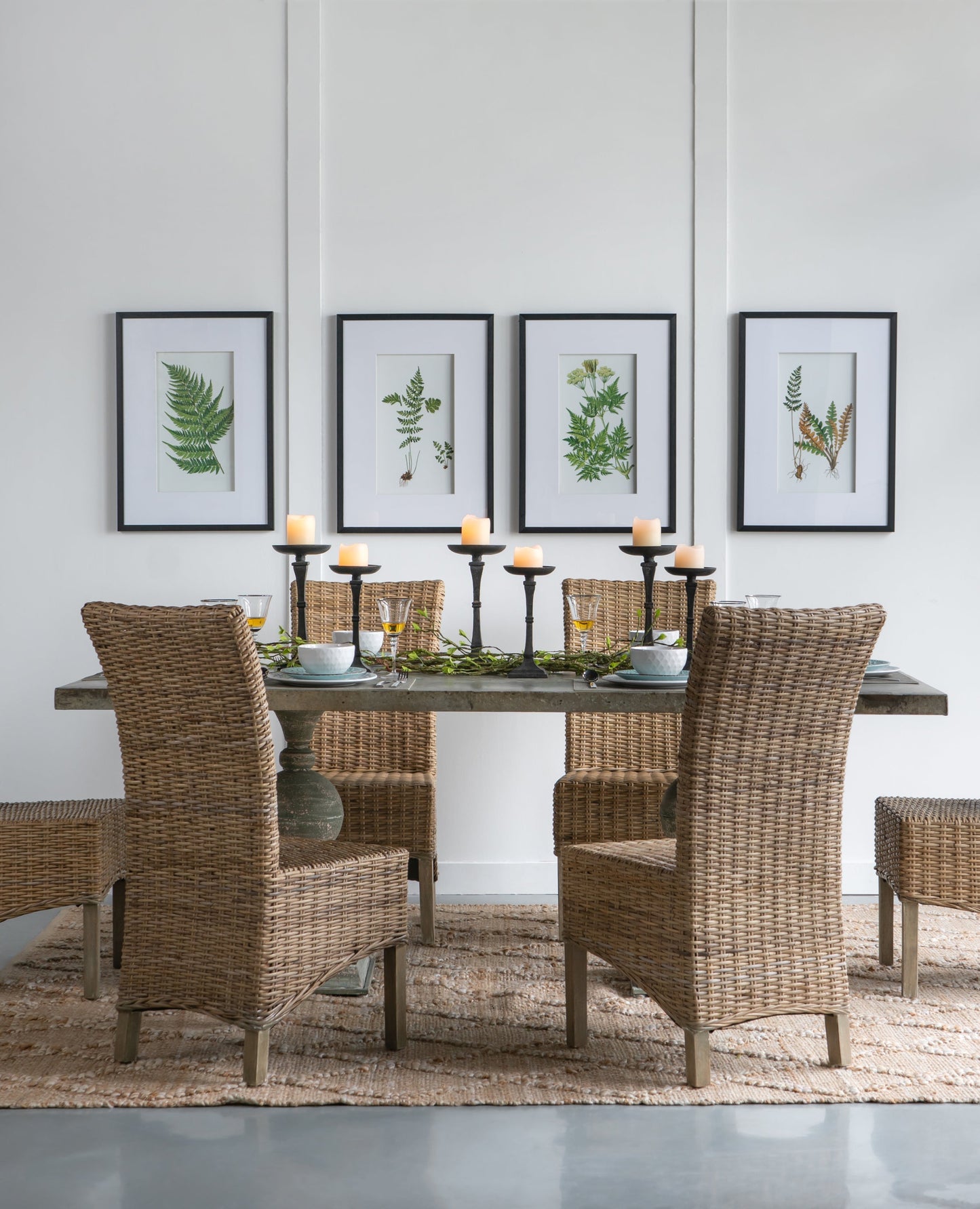 Verdant Grace™ — Elegant Fern Print Set