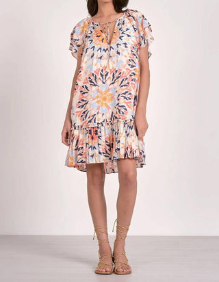 Elan - Ruffle Short Sleeve Dress