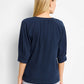 Nic + Zoe - Crinkle Knit Café Top
