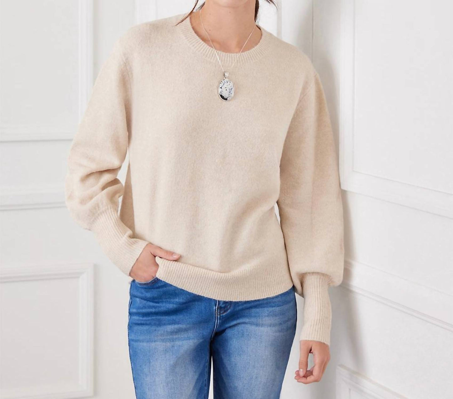 Karen Kane - Blouson Sleeve Sweater