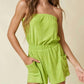Blue Blush - Sunny Days Strapless Terry Romper