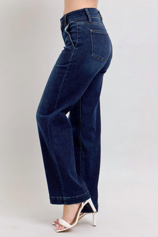 Judy Blue - High Rise Wide Leg Jeans