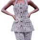 Eva Franco - Plaid Pant Set