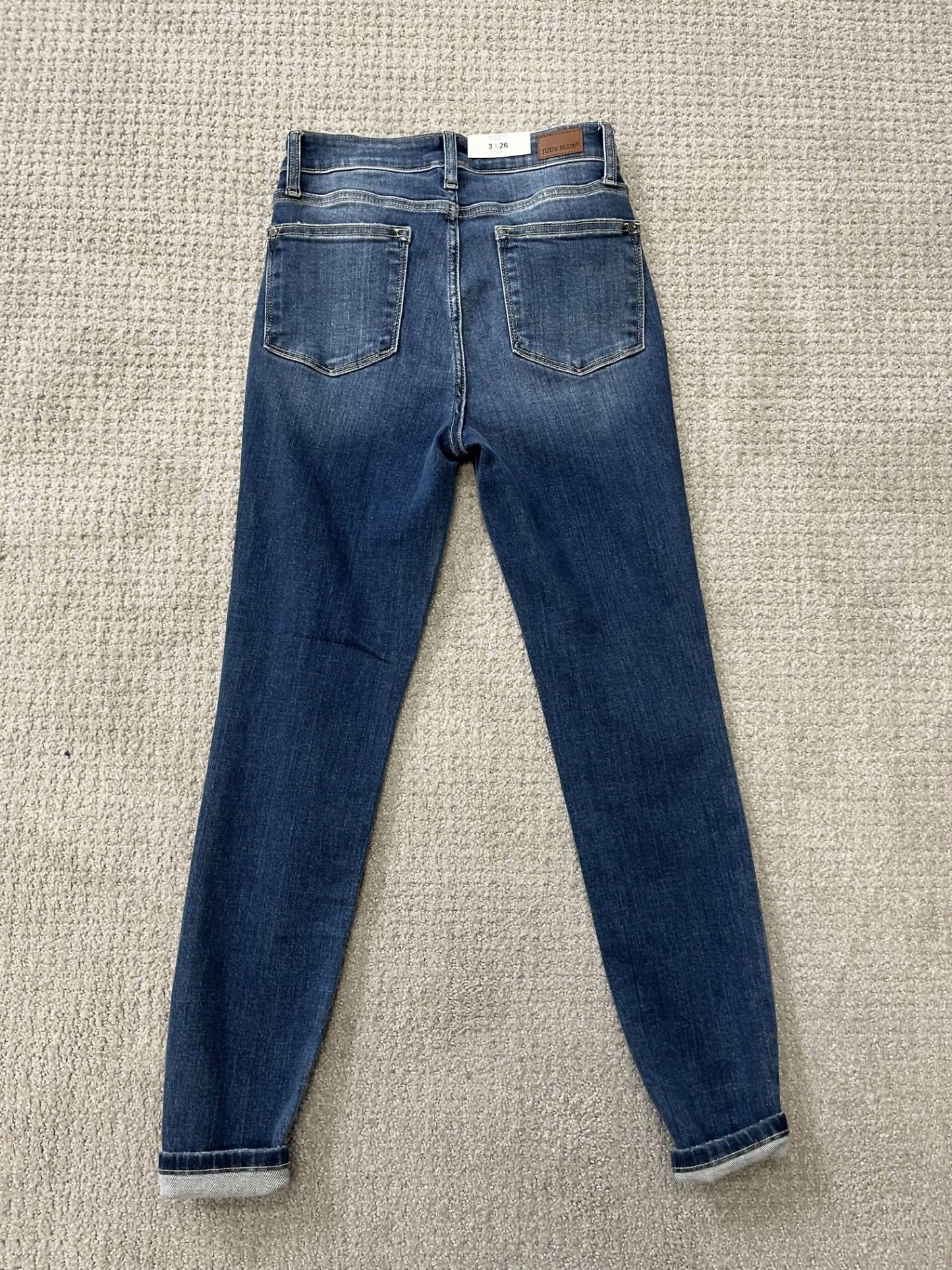Judy Blue - High Rise Button Fly Skinny Jean