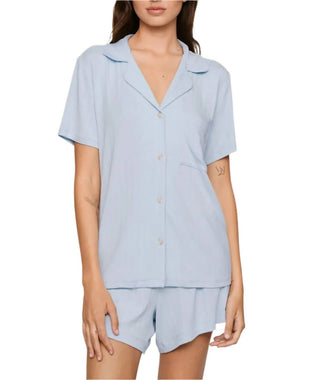 Eberjey - Gisele Rib Relaxed Short Pajama Set