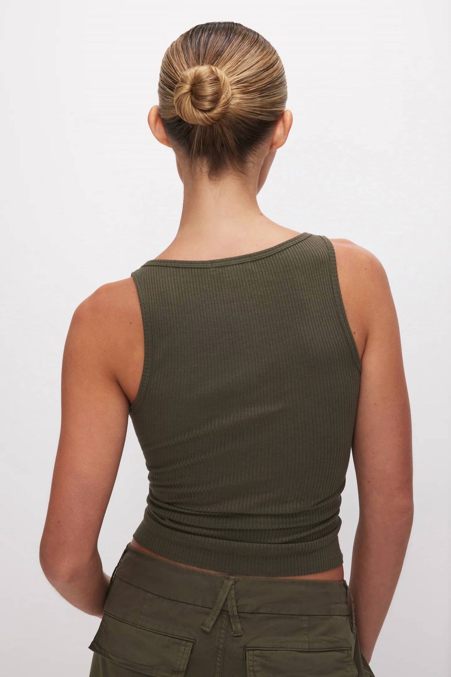 Good American - Crop Cut Tank