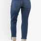 Judy Blue - Buffalo Plaid Knee Jeans