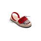 Numa By Spanians - Women's Fringes Wedge Sandal Narrow