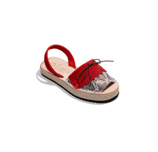 Numa By Spanians - Women's Fringes Wedge Sandal Narrow