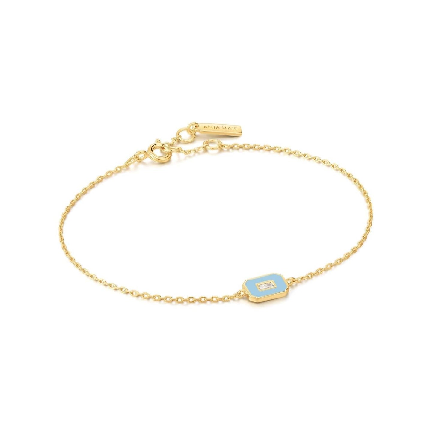 Ania Haie - Women's Powder Blue Enamel Bracelet