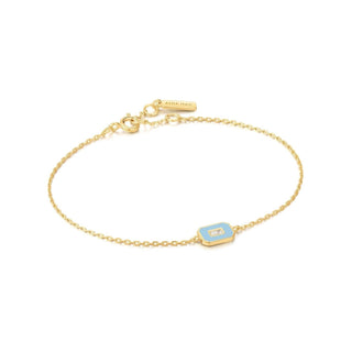Ania Haie - Women's Powder Blue Enamel Bracelet