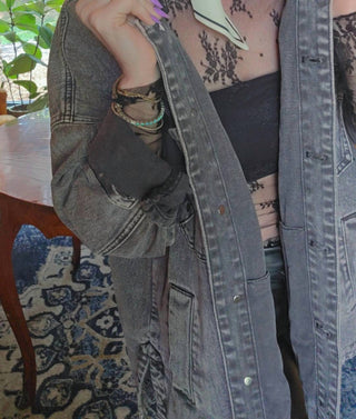 By Together - Woven Washed Denim Jacket