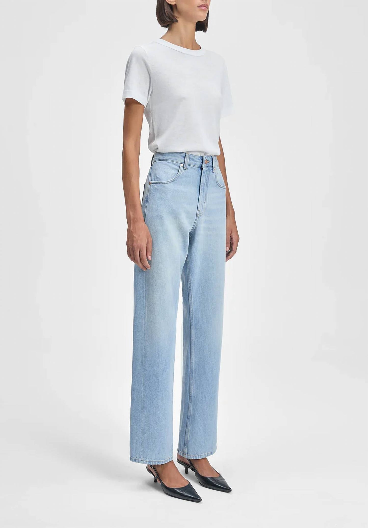 Bite Studios - Curved Denim Straight Leg Jeans