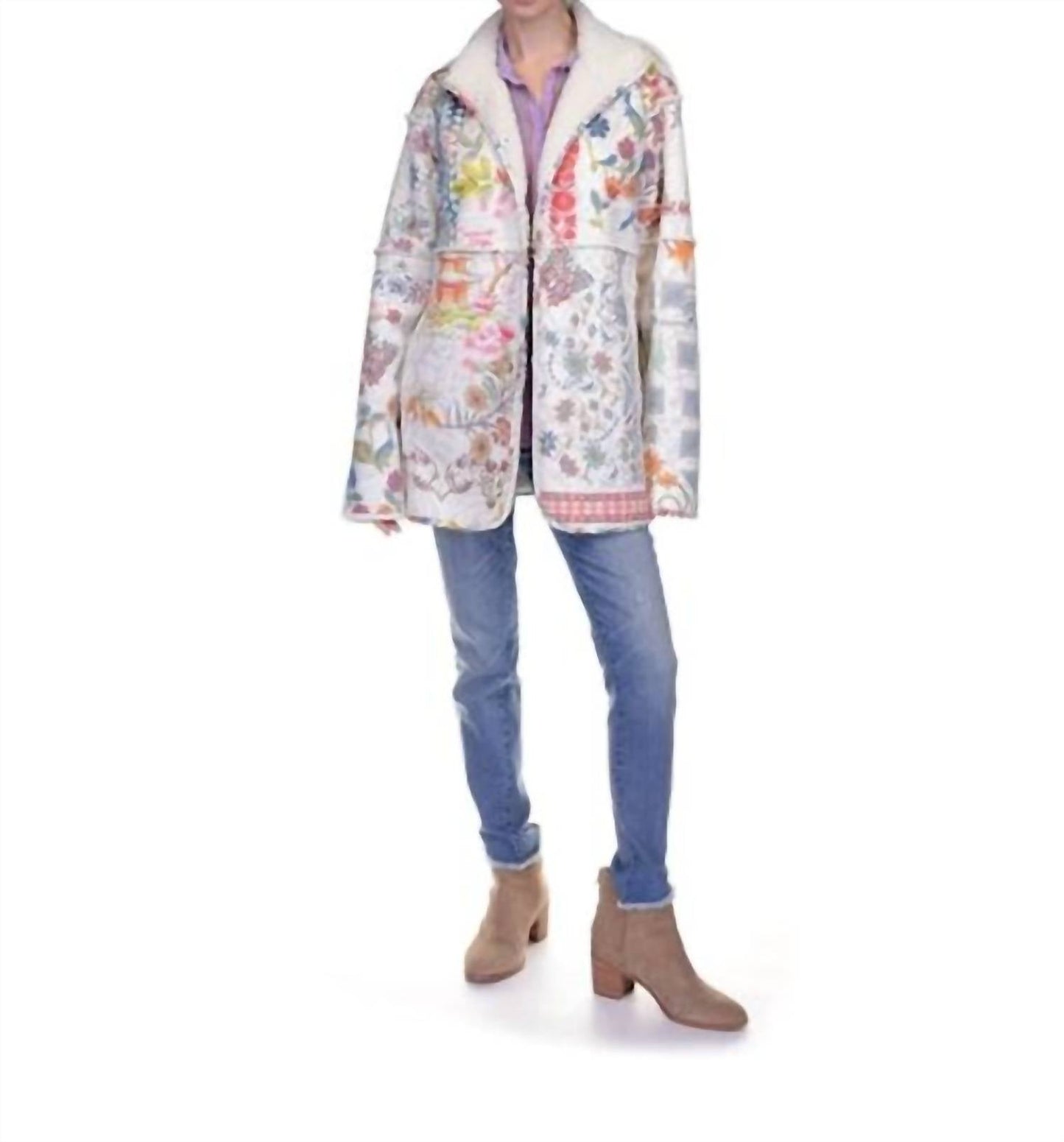Johnny Was - GIGIANNA BOXY SUEDE COAT