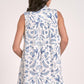 Elan - Mary Sleeveless Collared Dress