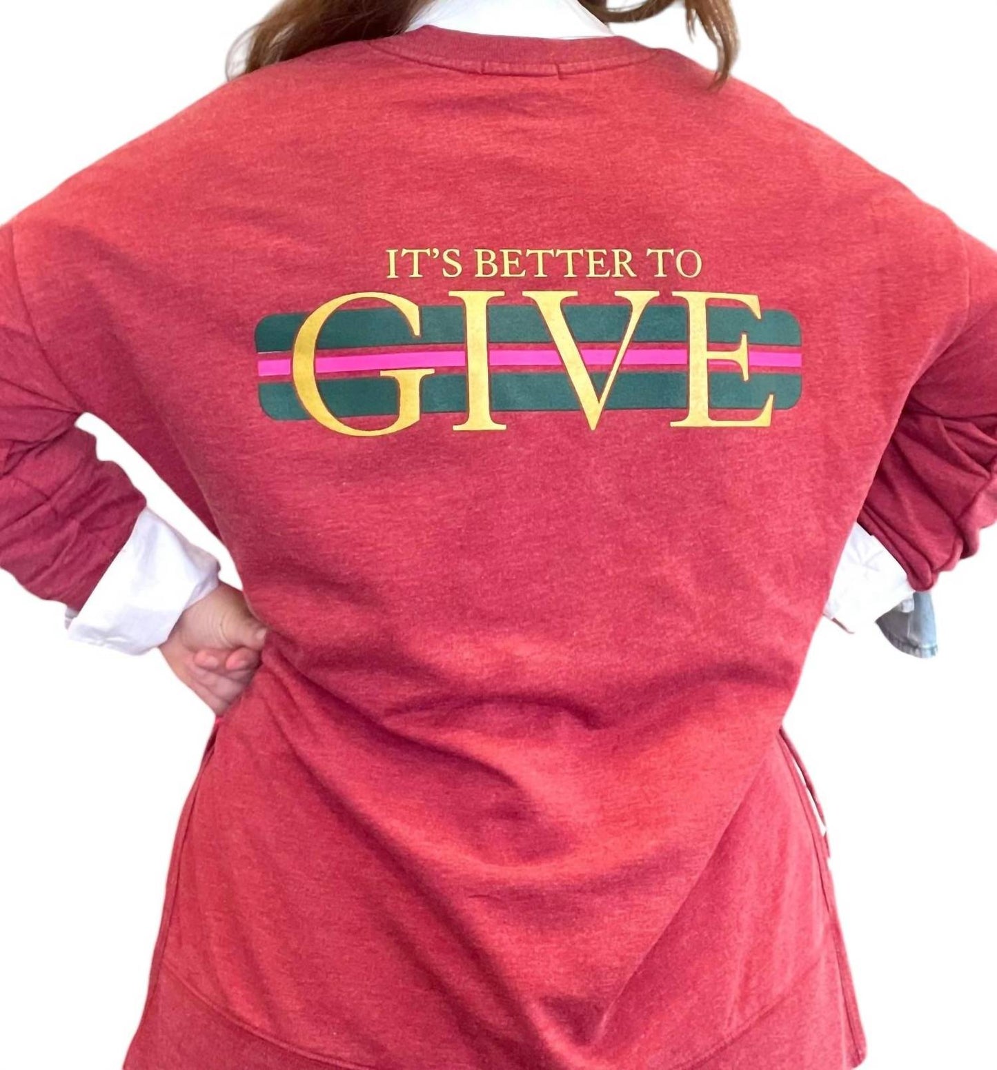 Z Supply - It's Better to Give Holiday Modern V Neck Shirt