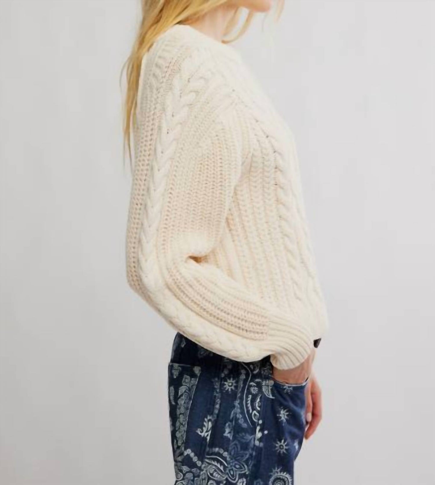 Free People - Frankie Cable Sweater
