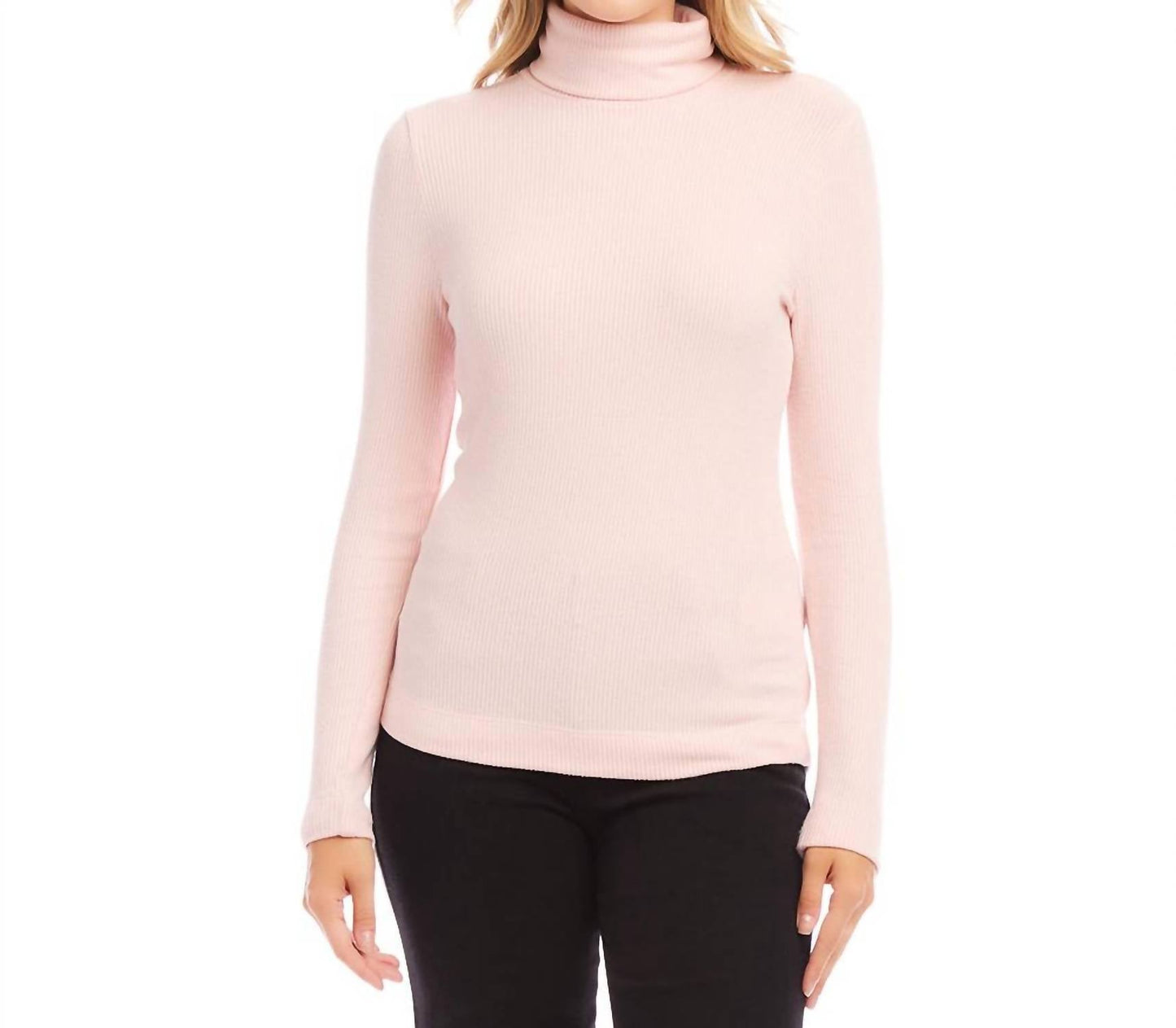 Karen Kane - Ribbed Turtleneck Top