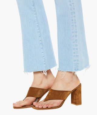 Mother - The Hustler Ankle High Rise Fray Jeans