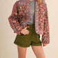 &Merci - Women's Print Quilted Jacket