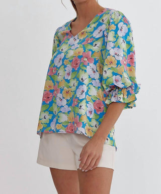 Entro - The Way I Do Floral Blouse