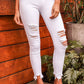 Hidden - Amelia Distressed Denim High Rise Skinny Jeans