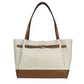 Michael Kors - Women's Reed Belted Tote Shoulder Bag Purse Large