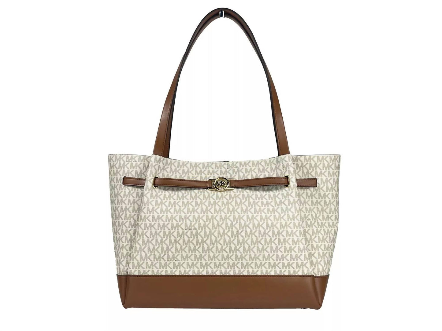 Michael Kors - Women's Reed Belted Tote Shoulder Bag Purse Large