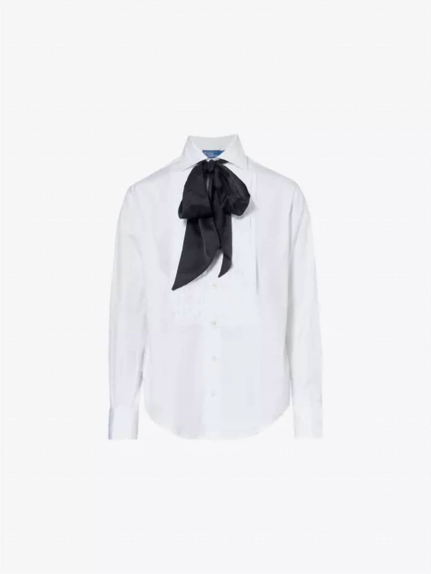 Polo Ralph Lauren - Myana Poplin Tuxedo Shirt with Bow