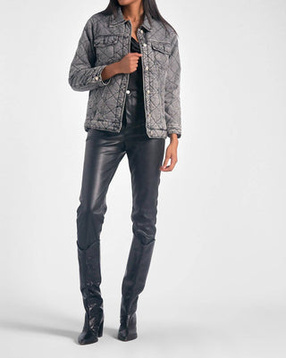 Elan - Denim Quilted Jacket