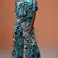 Joseph Ribkoff - Floral & Plant Motif Pants Style 241067