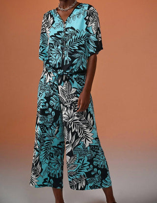 Joseph Ribkoff - Floral & Plant Motif Pants Style 241067