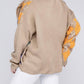 Davi & Dani - Plus V Neck Button Front Cardigan
