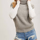 Bluivy - Cassie Turtleneck Sweater Knit Vest