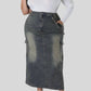 Good Time Usa - Denim Skirt - PLUS