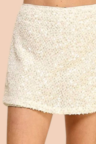 Tcec - Glitzy Sequin Skirt