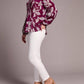 Tribal - Pintuck Lace Up Blouse