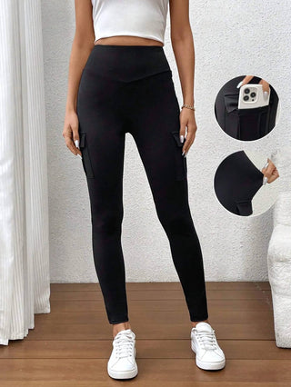 Rockstar Peach - Sgt Pocket Leggings