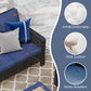 TL A Three-Seater Sofa and Outdoor Seating Set