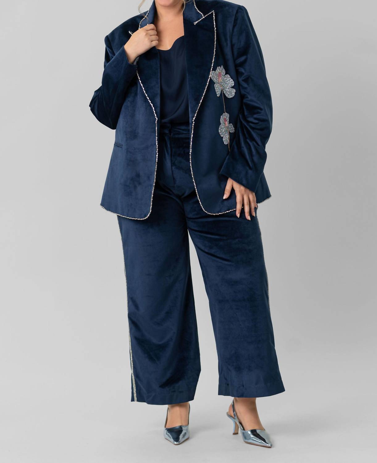 La Fuori - Soft Velvet Blazer - Plus