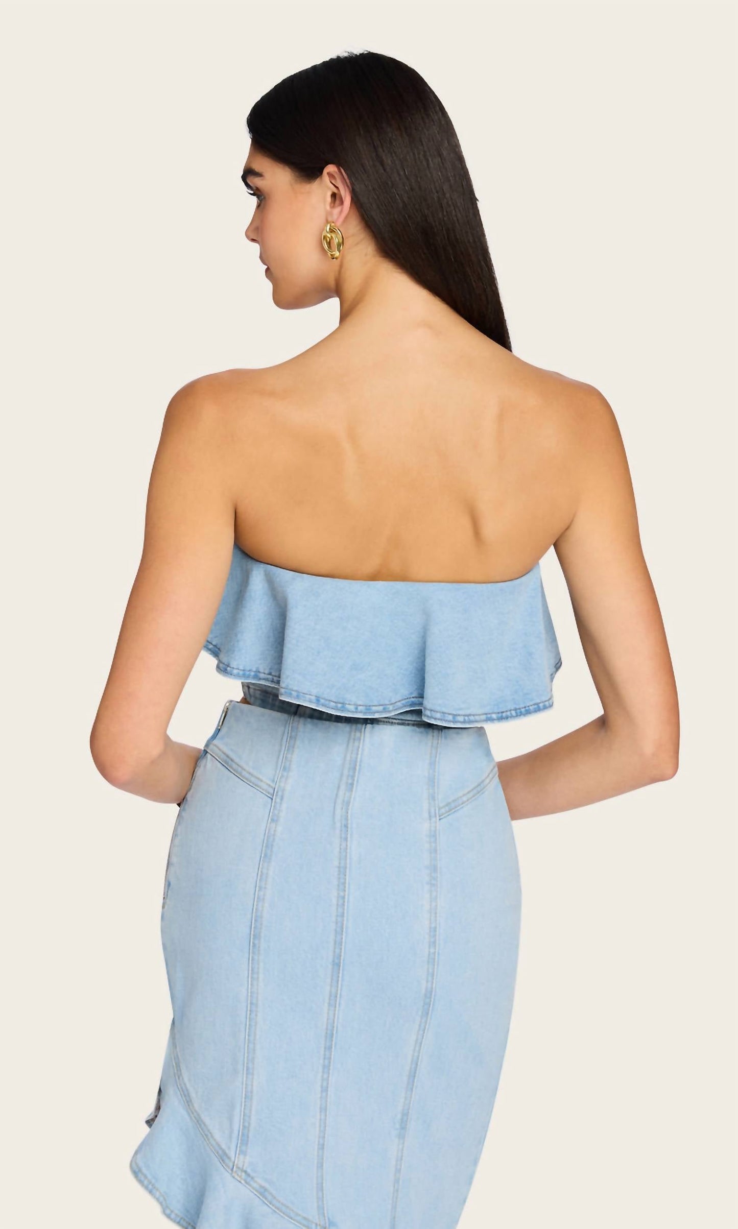 Generation Love - Kaya Cascade Denim Top