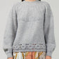 Current Air - Warm Crochet Trim Sweater