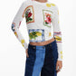Desigual - Tropical Stamps Sweater - Petite