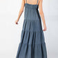 Easel - Mineral Wash Maxi Dress