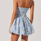 Astr - Larissa Floral Bubble Mini Dress