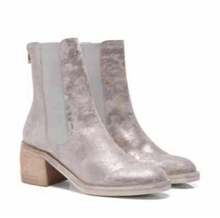 Free People - Women's Essential Chelsea Gunmetal Leather Boots